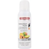 Pedibaehr Fußschaum Pedibaehr Fuß-Cremeschaum Frucht 125ml alle Hauttypen, Diabetiker geeignet, 1-tlg., mit Mango-Butter, Avocado-Öl, 5% Urea und Panthenol