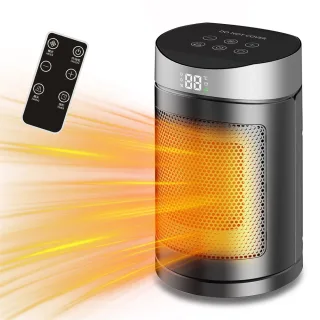 Tevorex 220V 1500W Smart Space Heater with Touch Screen & Remote Control, Automatic Temperature Control, Overheat & Tip-