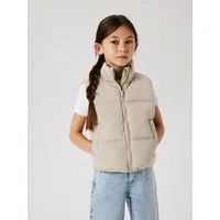 Name It Steppweste NKFMAKET für Mädchen mit Stehkragen und leichter Füllung regular fit, Steppware, unifarben, Stehkragen