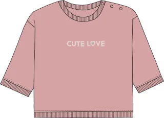 STACCATO - Md.-Sweatshirt dusty rose - Gr. - 80