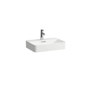 Laufen Val Waschtisch-Schale H8122840001041 55x40cm, weiß, mit Überlauf, 1 Hahnloch