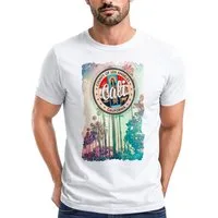 Neverless Print-Shirt Herren T-Shirt California Beach Sunset Palmen Retro Slim Fit mit Print