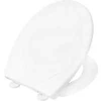 CORNAT WC-Sitz Pflegeleichter Thermoplast - Montierbarer Kinder-Sitz - Quick up, Clean Funktion - Absenkautomatik - Montage von oben / Toilettensitz
