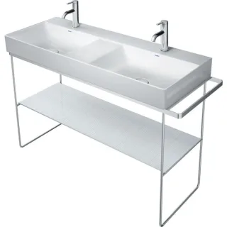 Duravit DuraSquare Metallkonsole 0031171000 126,5x45,1cm, bodenstehend, chrom