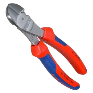 KNIPEX Kraft-Seitenschneider atramentiert 180 mm