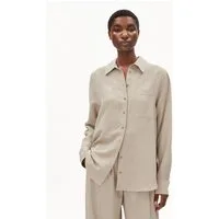 Armedangels Langarmbluse LINEN BLEND Bluse aus Leinen-Mix Loose Fit