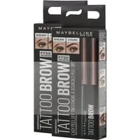 MAYBELLINE NEW YORK Augenbrauen-Gel TATTOO BROW GEL TINT, 2-tlg., mit langem Farbeffekt