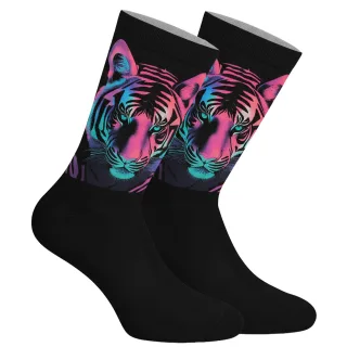Lustig bedruckte lange Socken für Herren und Damen