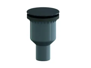Dallmer Duschwannenablauf ORIO V, senkr., Haube schwaz matt, DN 50 DN 50, 161383 161383