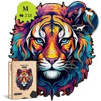 MagicHolz Puzzle Die majestätische Güte Tiger Holzpuzzle (2D), 218 Puzzleteile