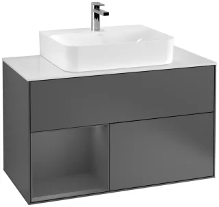 Villeroy & Boch Waschtischunterschrank Finion F11 1000x603x501mm WT mittig, F111GKGK F111GKGK
