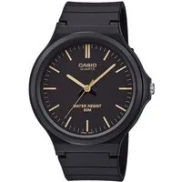 CASIO TIMELESS COLLECTION Quarzuhr MW-240-1E2VEF, Armbanduhr, Herrenuhr, analog, Resinarmband, Acrylglas