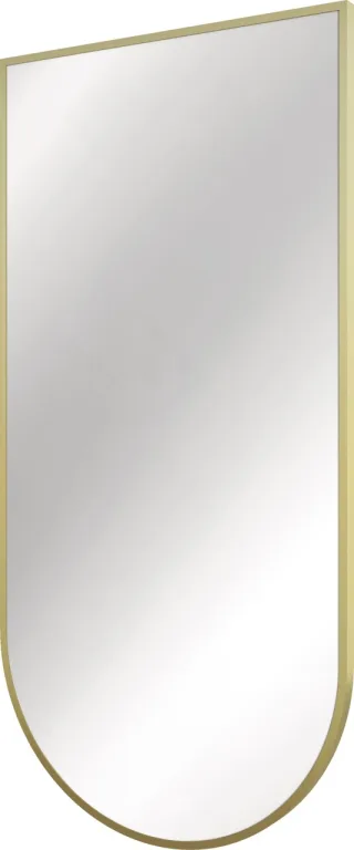 Neuesbad Serie 600 Spiegel mit Aluminium-Rahmen, 50 X 100 CM, Oberfläche: gold gebürstet NB1ADI_R8511