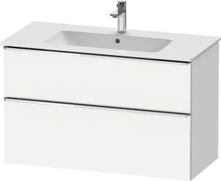 Duravit D-Neo Waschtischunterbau wandhängend Weiß Matt 1010x462x625 mm - DE4363010180000 DE4363010180000