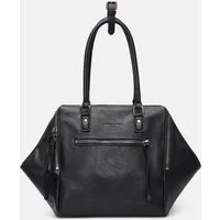 Liebeskind Berlin Schultertasche Archive Kayla Satchel L, Große Schultertasche in Lederoptik mit authentischer Narbung