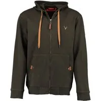 Tom Collins Sweatjacke Zawul Zip-Jacke mit Kapuze und Kängurutaschen