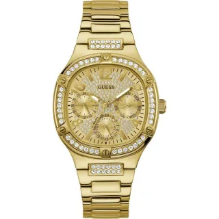 Guess GW0558L2 Goldfarbene Multifunktions-Chronographenuhr für Damen