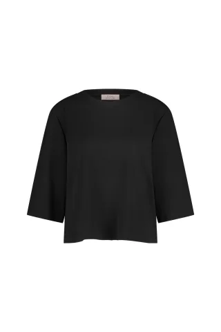 Studio Anneloes - Fiore t-shirt black - Gr. - M