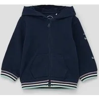 s.Oliver Sweatjacke Sweatshirt Jacke Sweatshirt-Jacke aus Baumwollstretch