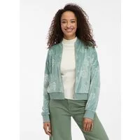 Ragwear Sweatjacke DORON VELVET weiche Samt Optik