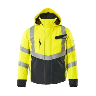 MASCOT Herren Hastings Winterjacke SAFE SUPREME Hi-vis Gelb / Schwarzblau 4XL - 15535-231-17010-4XL