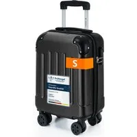 YONSLY Hartschalen-Trolley Hartschalen-Reisekoffer Trolley Rollkoffer in S/M/L/XL Größen, 4 Rollen, mit 360°-Lenkrollen, Zahlenschloss und mehrstufigem Teleskopgriff