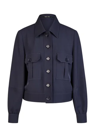 Marc Aurel - Jacke mit sportiven Details navy - Gr. - 34