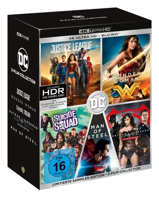 DC 5-Film-Collection (5 4K Ultra-HD) (+ 5 BRs) [Blu-ray]