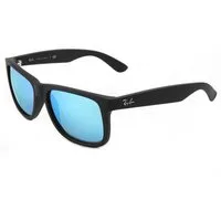 Ray-Ban Sonnenbrille Ray-Ban Justin RB4165 622/55 Matte Black Ice Blue