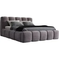 A&J MöbelLand GmbH Polsterbett SONIC-OM mit Bettkasten und Lattenrost (Bett mit Kopfteil. Lattenrost und Bettkasten .Viele Varianten zur Auswahl – wählen Sie Größe und Farbe!, TOP ANGEBOT), Länge: 220 cm Höhe Kopfteil: 100 cm