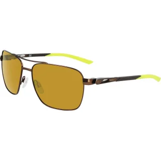 Nike - "Club Premier" Retro-Sonnenbrille für Herren/Damen Unisex (Walnuß-Braun)
