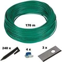 Cable Kit 700m², Begrenzung grün, für FREELEXO Mähroboter