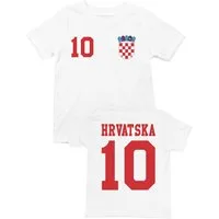 Youth Designz T-Shirt Kroatien Kinder T-Shirt im Fußball Trikot Look mit trendigem Motiv