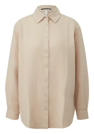 qs - Bluse beige - Gr. - 34