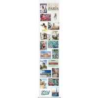 trendfinding Bilderrahmen Collage Fotovorhang mit Ösen für 20 Fotos im Format 10x15 cm, für 20 Bilder (1 St), 10 Fotos im Querformat und 10 Fotos im Hochformat