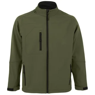 SOLS Mens Relax Soft Shell Jacket (atmungsaktiv, winddicht und wasserabweisend) (Dunkelgrün)