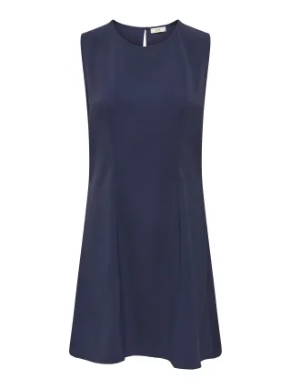JDY - JDYAYA S/L FITTED DRESS WVN DIA Black Iris - Gr. - L