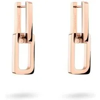 Liebeskind Berlin Paar Creolen Schmuck Geschenk Edelstahl Ohrringe The Mini Link, Einhänger abnehmbar