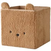 vertbaudet Aufbewahrungsbox Kinderzimmer Aufbewahrungsbox BÄR, Teddyfleece