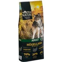 Dehner Wild Nature Hügelland Adult Truthahn, 4 kg / 12 kg, getreidefrei Truthahn, Trockenfutter für: Hunde, Trockenfutter für ausgewachsene Hunde