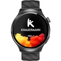 Knauermann PRO 4 (2026) Gesundheitsuhr mit Anruf & SOS Funktion Smartwatch, Bluetooth