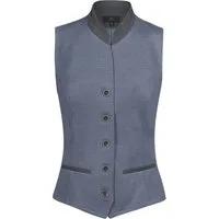 GREIFF Jerseyweste Greiff Corporate LANDHAUS Damen Jerseyweste Regular-Fit Blau/Grau
