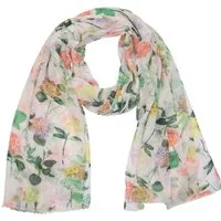 MIRROSI Modeschal Weicher & Leicht Großes Schal, ca.75x180cm, Bunt Print Rosen, (aus 100% Viskose, Atemberaubende Designs), Damen Halstuch Stola ideal für Frühling, Sommer und Herbst