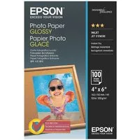 Epson Fotopapier Photo Paper Glossy, Format 10x15 cm, glänzend, 200 g/m², 100 Blatt