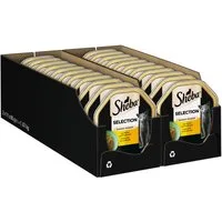 Sheba SHEBA® Selection in Sauce Schale mit Huhn und Truthahn 2 x 11 x 85g, Nassfutter für: Katze