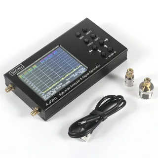 SA6 Mini Portable Spectrum Analyzer Wi-Fi CDMA Lab 35-4400Mhz 4.4GHz Signal Test Signal Generator