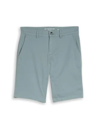 Tom Tailor - TTSLIM Chino Shorts grey mint - Gr. - 33