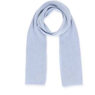 Halsüberkopf Accessoires - 180x28 Schal Rippe bleu - Gr. - OS