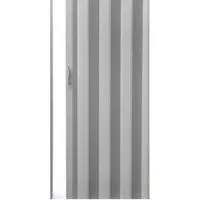 Vivaldi Falttür Schiebetür Farbe hell Grau Höhe 203 cm für Türbreite bis 82 cm acco150 (1 Packung Karton, 1-St., 1 Set), teils montiert
