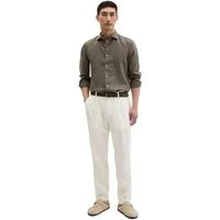 Marc O'Polo Langarmhemd shaped fit aus feinem Leinen-Chambray
